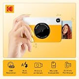 KODAK Printomatic Full-Color Instant Print Camera 5MP Yellow view 2