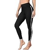 ATTRACO Womens Swim Pants with Pockets Long Swim Leggings High Waisted Swimming Pants