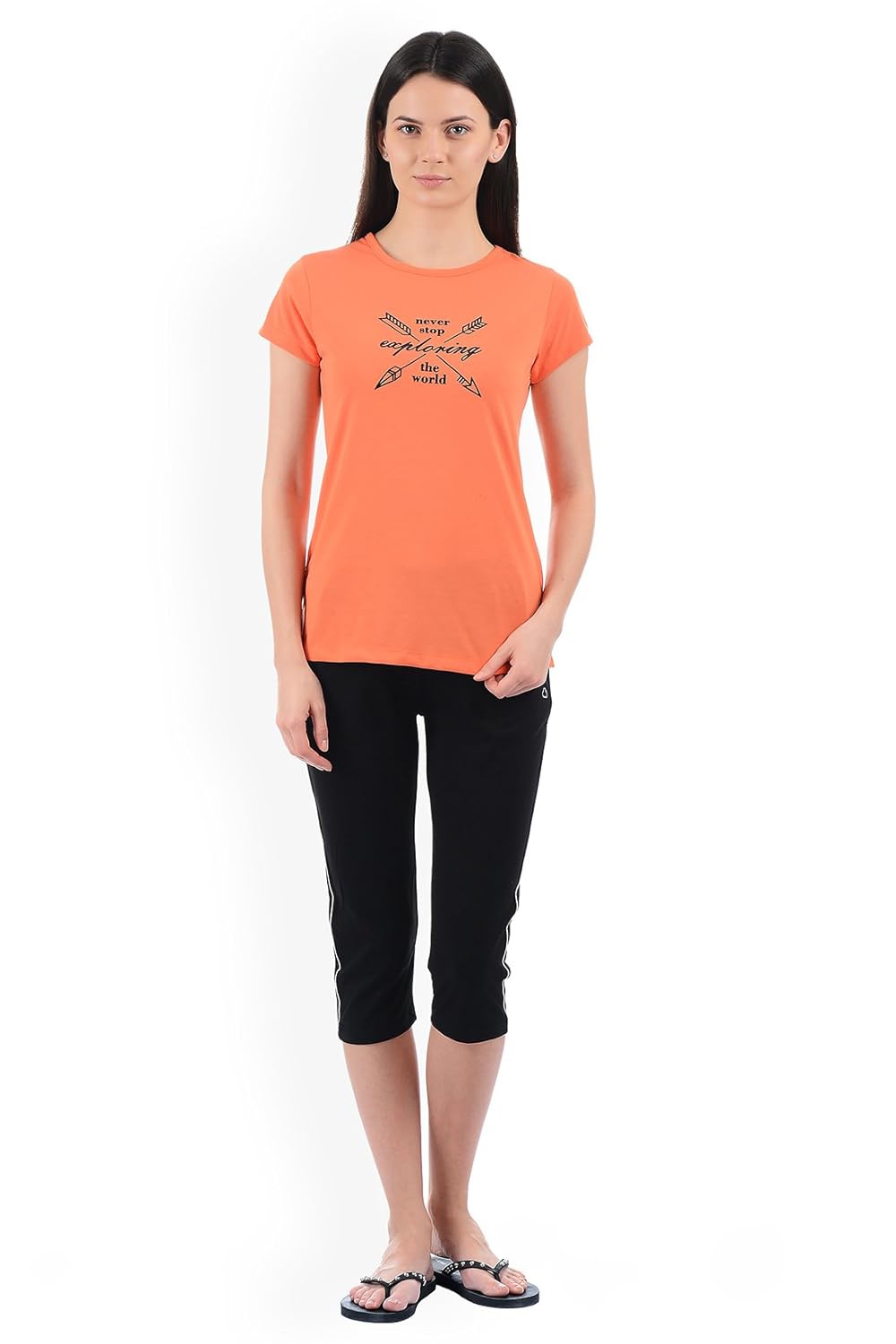 sweet dreams black solid capri