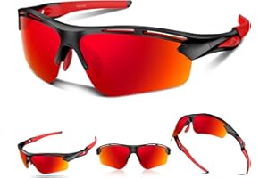 ROSEMAL Polarized Sports Sunglasses for Men Women,UV400 Protection Sunglass for Running Cycling Fishing Hiking TR90