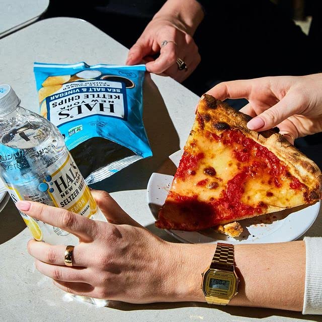 Hal's New York Kettle Cooked Gluten Free Sea Salt & Vinegar Flavored