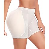 SHAPEBUS Women Butt Lifting Shapewear Tummy Control Panties for Bigger Butt Hip Padded Underwear Faja Body Shaper