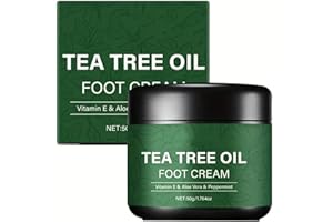 Soothing Aloe Vera & Tea Tree Foot Moisturizer, Intensive Moisturizing Foot Balm, Soothes Skin and Provides Moisture (1 Pcs)