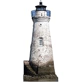 Cardboard People Lighthouse Cardboard Cutout | Made in USA, 88 x 38 inches, Single-sided print, Easel back included