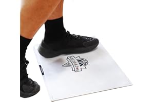 HIGHRAZON Courtside Basketball Sticky Mat,Non-Slip Sticky Shoe Mat for Basketball Court Shoe Grip,Courtside Shoe Grip Traction Mat,Improves Traction and Cleans Dust,Dirt,Includes 40 Sticky Sheets