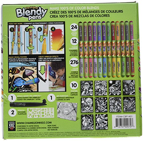 Chameleon Kidz Blendy Pens, Multi-Color Marker Pens, Jumbo Kit - //coolthings.us