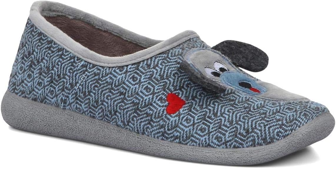 Pavers Wide Fit Ladies Novelty Slippers 319 599 Amazon.co.uk Shoes & Bags