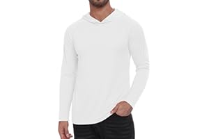 TUREFACE Men's Sun Protection UV Shirt UPF 50+ Quick Dry Long Sleeve Hoodies Rash Guard Fishing Swim T-Shirts Green