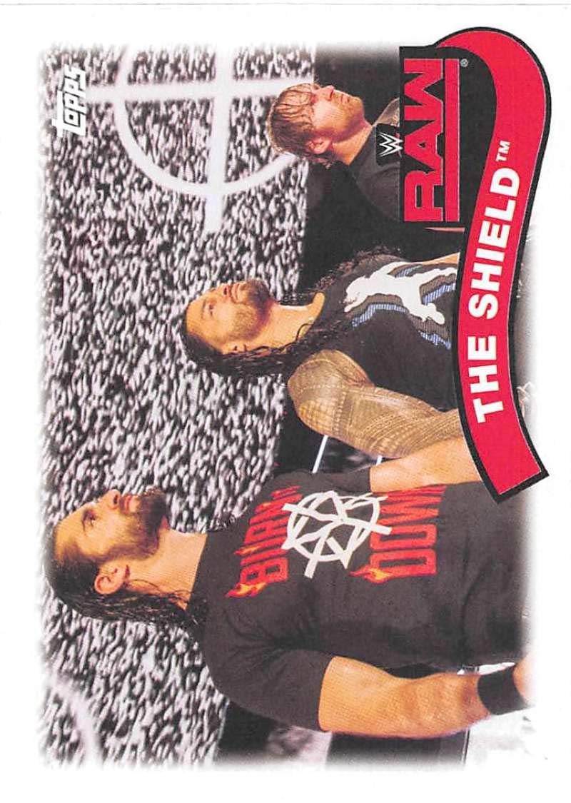2018 Topps Heritage WWE Tag Teams and Stables #TT-2 The Shield Wrestling Trading Card