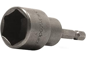 Quick Products QPLSJS Deluxe Quick-Connect Heavy-Duty Scissor Jack Leveling Socket for Power Drill - Each