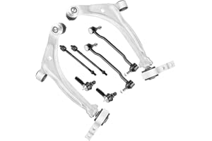 ILONPA Front Lower Control Arms w/Ball Joints Sway Bar End Links Tie Rod Ends Suspension Kit for 2002-2006 Nissan Altima 2004-2008, Nissan Maxima (8PCs)