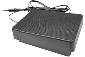 ZHOUSUFEN Sustain Pedal Damper Pedal Piano Foot Pedal Electric Piano Accessory Pedal for Electric Piano Electronic Keyboard Pedal, 3.5mm Interface