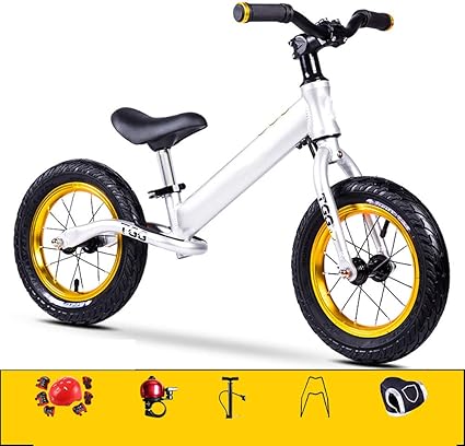 Whtbox Draisienne Metal Draisienne Bebe Evolutive Sans Pedale Velo D Entrainement D Equilibre Pour Enfants Et Tout Petits De 2 A 6 Ans Silver Amazon Fr Jardin