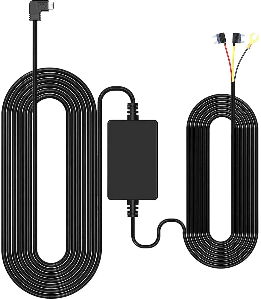 WOLFBOX G840S/T10 Hardwire Kit Hard Wire Kit Fuse for Car Mirror Dash Camera With low voltage protection