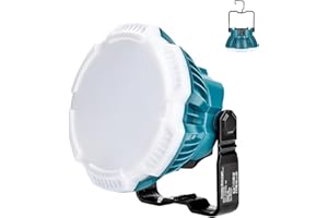 Hiesuan LED Camping Lantern for Makita 18v Li-ion Battery 24W 2400LM LED Work Light Portable Tent Light Flashlight for Camping, Car Repairing, Hiking, Fishing, Hurricane, Emergency