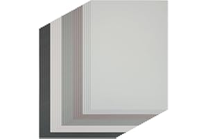 Craftdady 30Pcs Assorted Colors A4 Craft Paper Cardstock, Rectangle Gray Color Card Stock A4 Size Paper 210X298mm for DIY Car