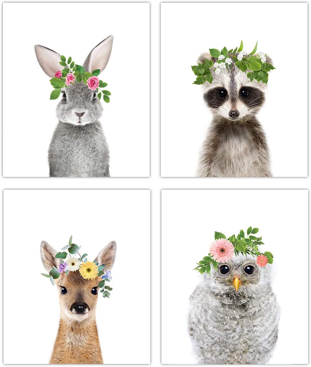 Designs by Maria Inc. Woodland Animals 8x10 Set 4 (Option 1)