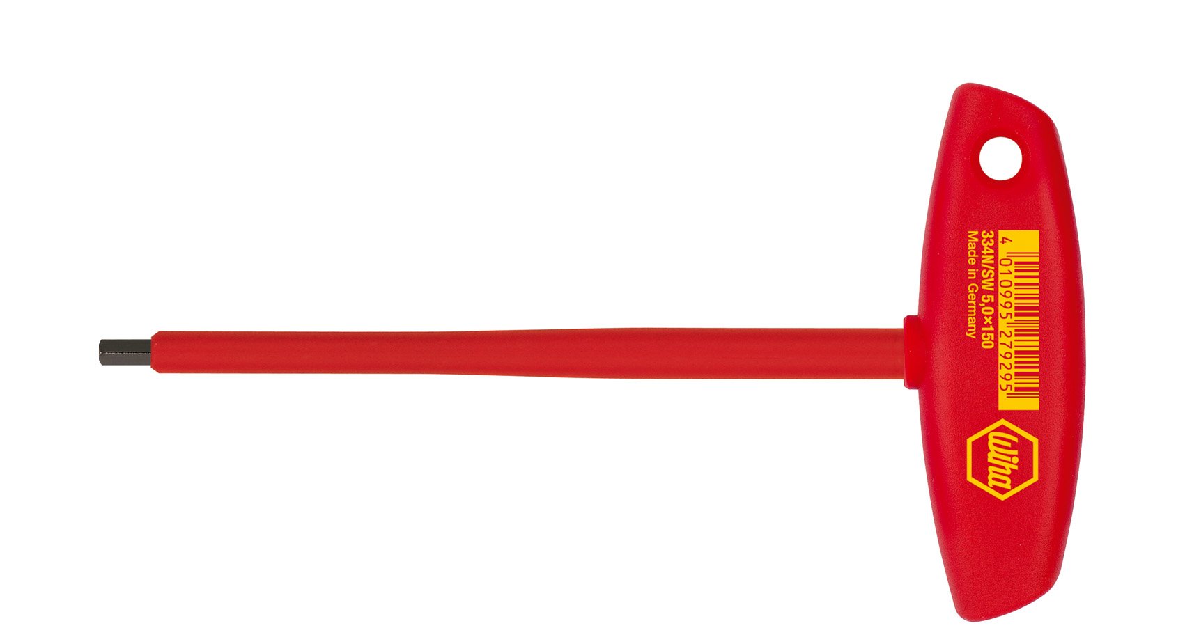 Wiha VDE T-Handle hex Screwdriver 4 x 150 mm 334N040150