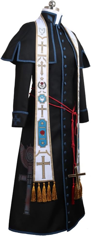 Amazon 平賀 ヨゼフ 庚 ロベルト ニコラス プッチーニ 神父服 風 コスプレ衣装 女性ll コスプレ 仮装 通販