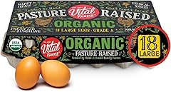 Vital Farms Organic Pasture-Raised Large Eggs 18ct