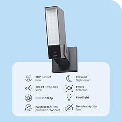 Netatmo Smart Outdoor Security Camera with 105-dB