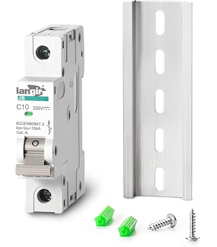 LANGIR 2P DC Circuit Breaker 6A 500V, DIN Rail Mount Solar