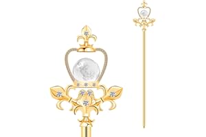 HAIQILIN Crystal Queen Scepter Princess Wand