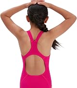 Speedo Girls Eco Endurance+ Medalist Swimsuit Chlorine Resistant 50% Recycled view 2