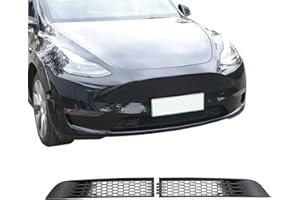 WUXDEET Front Grill Mesh for Model Y, Grille Grid Inserts compatible with Tesla Model Y, Front Air Inlet Vent Grille Cover Replacement for Tesla Model Y Accessories 2021 2022 2023