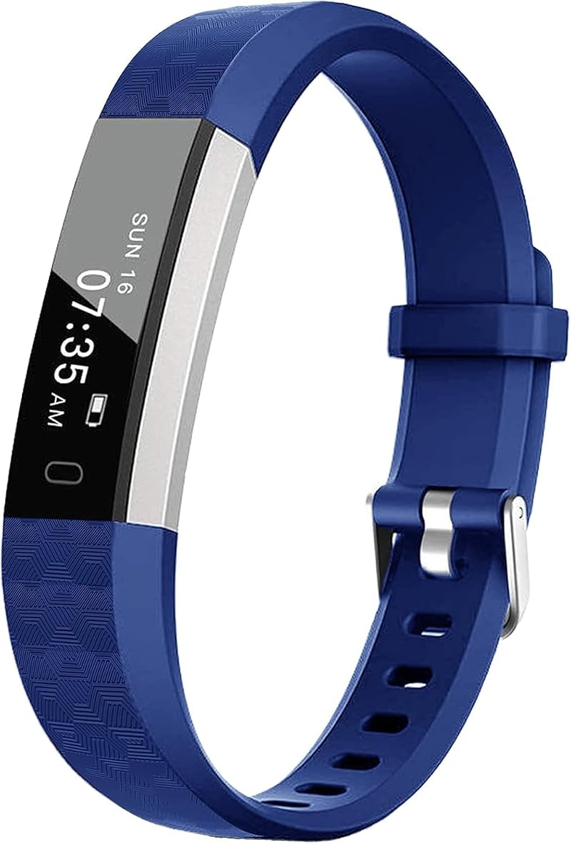 Fitness Tracker Kids Watch Pedometer Sleep Monitor IP67 Blue