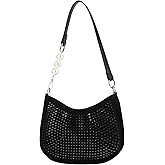 Evevictor Clutch Purse for Women, Bling Crossbody Handbag, Rhinestone Money Hand Bag