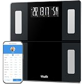Vitafit FSA&amp;HSA 550lb Smart Weight Scale, Accuracy 0.1lb by Professional Scale Factory Since 2001, Bathroom Scale for Body Weight App Sync 13 Body Composition with BMI and Body Fat, Black