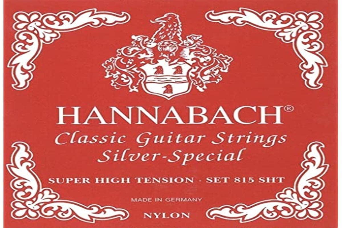 Hannabach 652549 Saiten für Klassikgitarre Seire 815 Super High Tension Silver Special - 3er Diskant