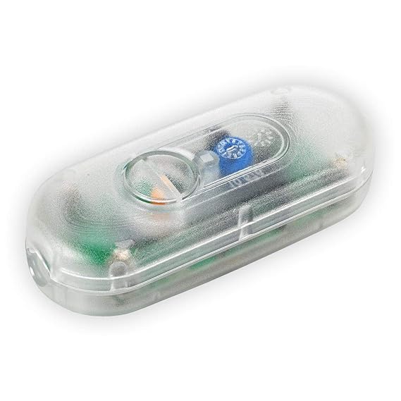LUMEO MOBIL LED-Schnurdimmer 2902x0800kl-t (T29.08/transparent) für LED + HV-HALOGEN + Glühlampen - T29.08 - 5-100 W/VA (LED 