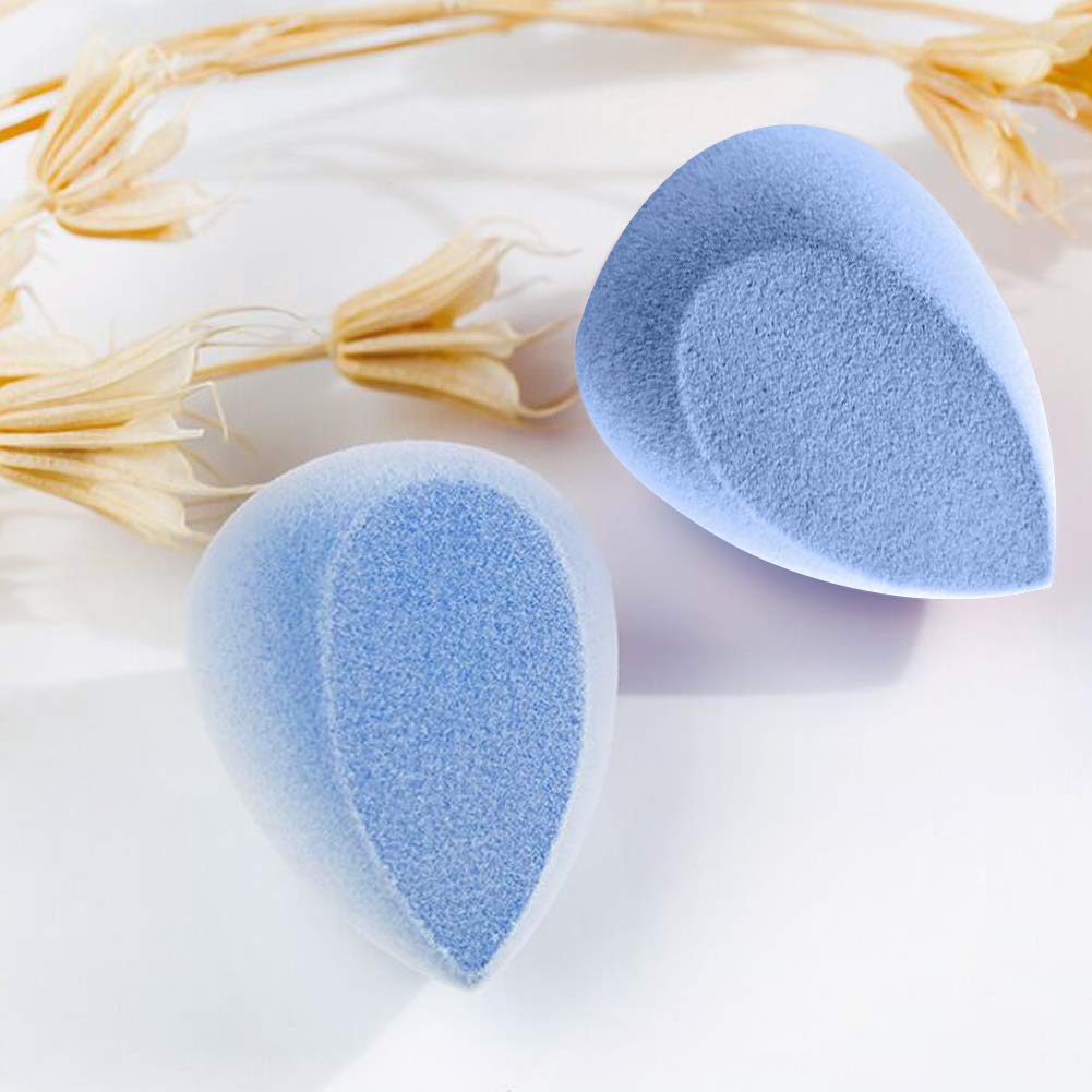 BAIMEI 4Pcs Microfiber Velvet Beauty Sponge, Fuzzy Beauty Sponge Blender Set, Latex-Free Makeup Sponge for Liquid Foundation, Cream and Powder : Beauty