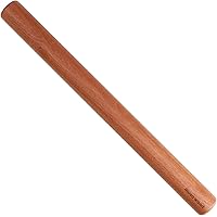 Muso Wood Sapele Wooden Dowel Rolling Pin for Baking,Tapered Roller for Fondant, Pie Crust, Cookie, Pastry (Dowel 15-3…