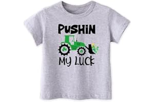 CHEERILULU Funny St Patricks Day Shirt for Toddler Boys Girls Kids, Happy Lucky Tee Gnome Irish Shamrock Leprechaun Shark T Shirt,3-6T
