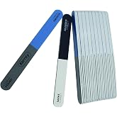 24PCS Nail Files for Natural Nails Emery Boards 4Ways 180 240 1000 4000Grit | 4-in-1 Function: Shorten, Shape, Smooth, Polish. Professional Nail File and Buffer. Good Quality by Fine Grit made.