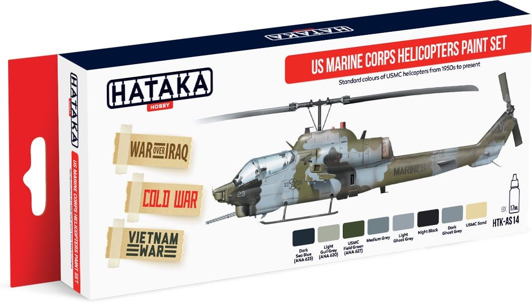 Hataka US Marine Corps Helicopters Paint Set # AS14