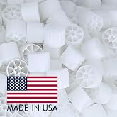 KoiMaster Moving Bed Bio Filter Media - 20mm, White, for Koi Ponds, Aquariums, Aquaculture, Aquaponics (100 pcs)