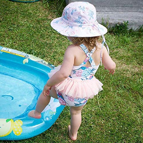 Baby Toddler Girl Swimsuit Unicorn Tutu Skirt Swimwear -One Piece Princess Swimwear Infant Bathing Suits for Girls Kids (Pink Tutu, 3-4T) - Thumbnail 3