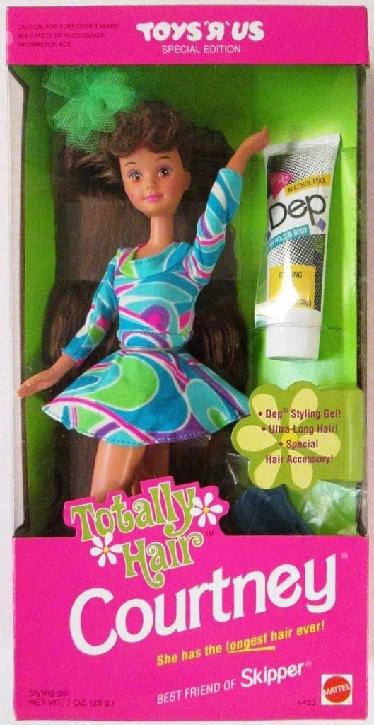 Barbie Totally Hair COURTNEY Doll, Best Friend of Skipper Doll - Toys'R Us Special Edition (1991)