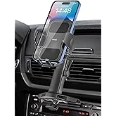 woleyi CD Phone Holder for Car - Height Adjustable Car Phone Holder CD Slot, Ultra Sturdy CD Player Cell Phone Holders for Your Car for iPhone 17 Pro Max 16 15 14 13 12 Air Plus, S25, 4-7" Smartphones