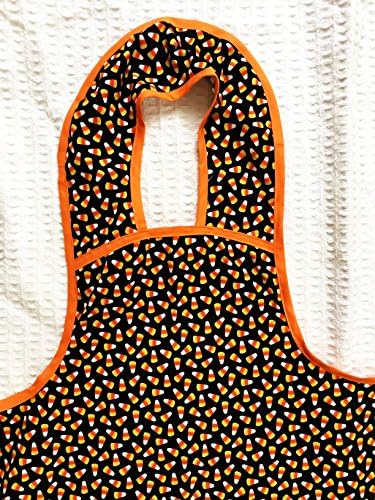retro style halloween women's apron