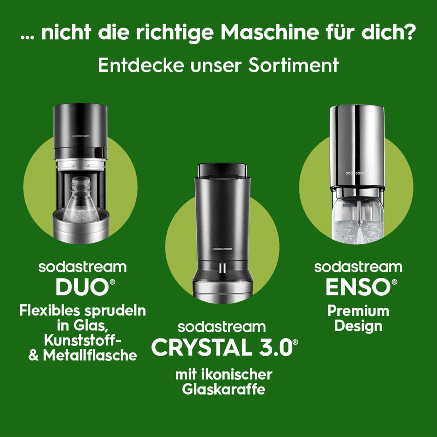 Sodastream - Terra Wassersprudler, Quick Connect Zylindersystem, mit 2x 60L CO2-Zylinder, 3x BPA-freie 1L Flasche, spülmaschinengeeignet, Nachhaltig & reduziert Einwegplastikmüll, schwarz 6