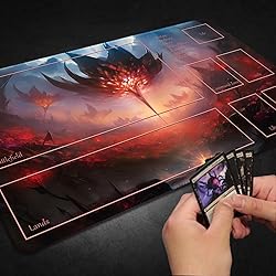 Premium Stitched MTG Playmat with Zones and