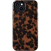 BayPastel X Compatible with iPhone 15/14/13 Case Tortoise Design, [Military Grade Protection], 8FT Drop Resistant Shockproof Heavy Duty Phone Case Cover Women for iPhone 15/14/13 6.1”,Turtle Shell