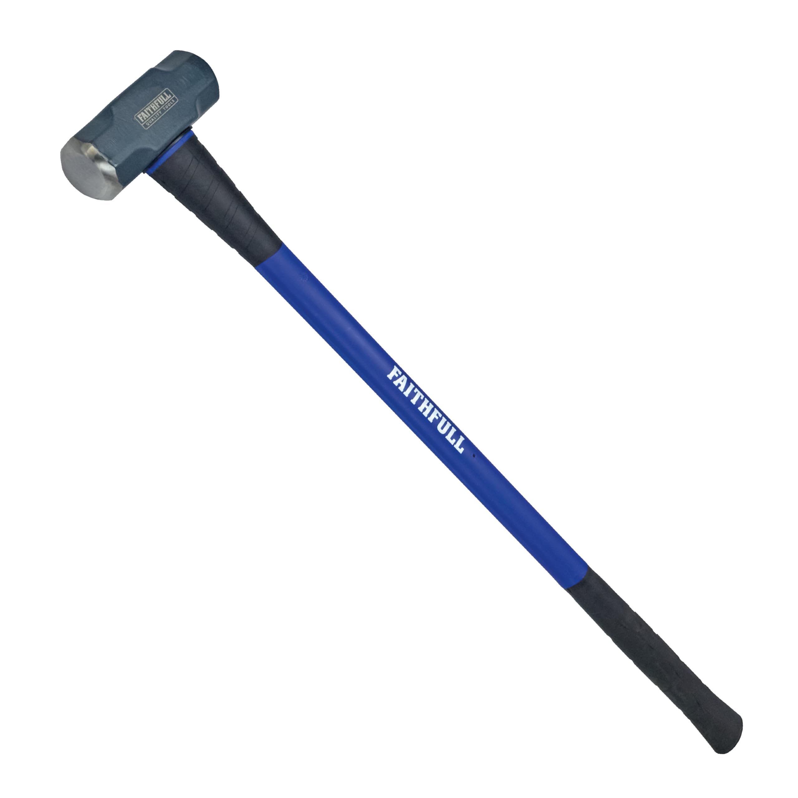 Faithfull FAIFG10 Fibreglass Sledge Hammer, Non Slip Handle, Blue / Black, 4.54 kg (10 lb)