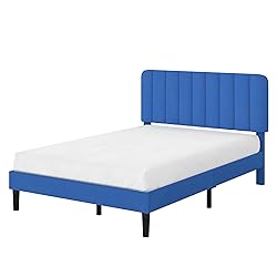 VECELO Full Size Bed Frame with Upholstered