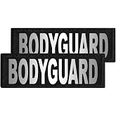 Dogline Bodyguard Dog Patches with Hook-and-Loop Fastener, Removable, Large/X-Large